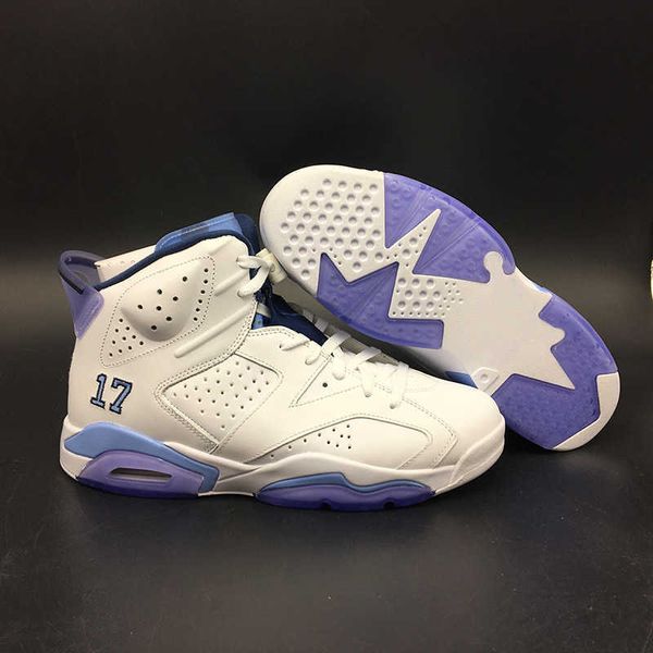 

6s unc dark blue men basketball shoes vi 6 infrared 384664-110 mens sports shoes athletics footwear boots with box