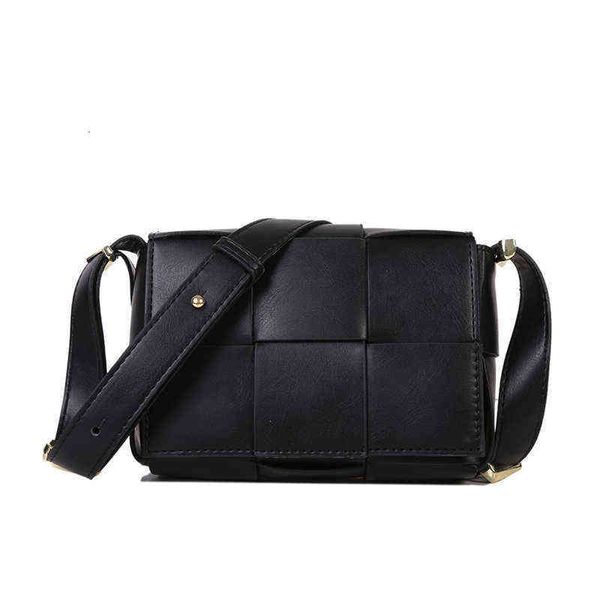 

evening bags mini leather woven crossbody for women 2022 luxury brand long belt shoulder 2022 trend female handbags and purses y0506 t220801