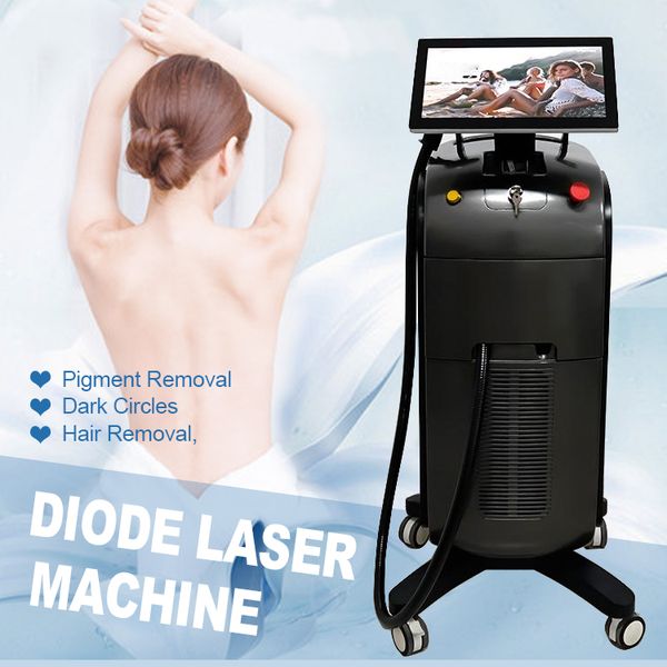 Máquina de remoção de cabelo a laser de micro canais itens de beleza caseira 755 808 1064 nm de biquíni para equipamento de epilatador de salão