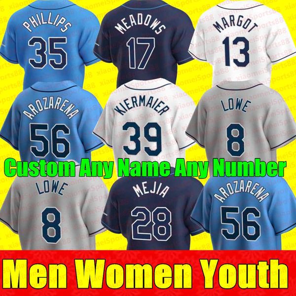 

39 Kevin Kiermaier Jersey 12 Wade Boggs 17 Austin Meadows 5 Wander Franco Tampa Bay Randy Arozarena Ray Charlie Morton Joey Wendle Tyler, Youth