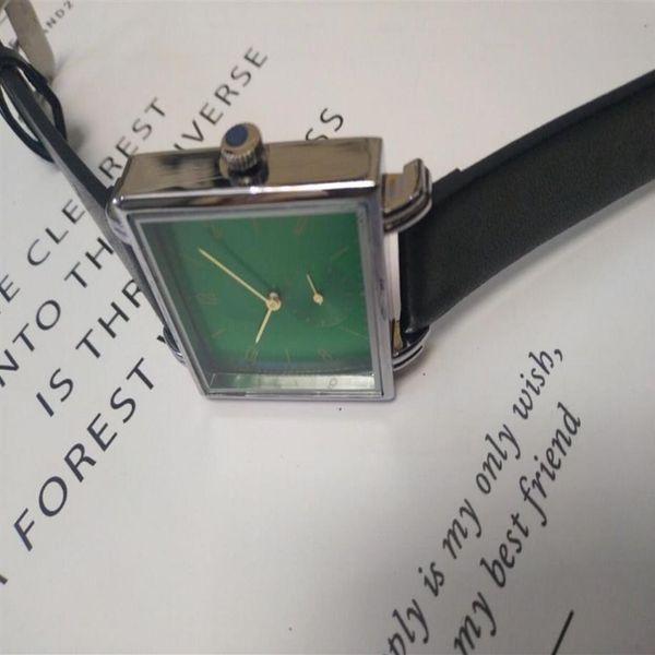 

brand mens watches womens leather bracelet male square designer wristwatches clock day334t, Slivery;brown