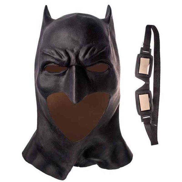 

realistic halloween party cosplay full face latex batman pattern mask costume party masks carnival cosplay props movie fancy dress288c t2208