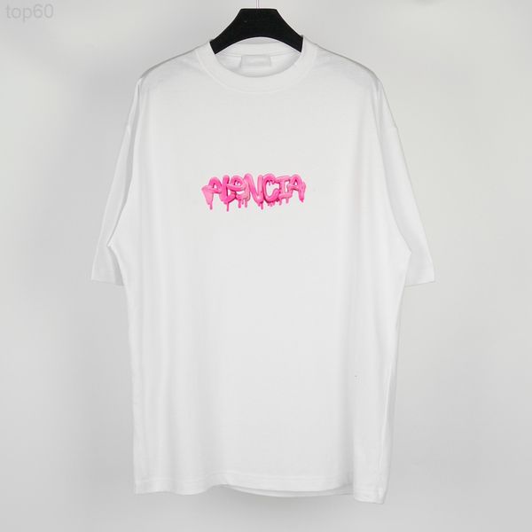 

designer sweatshirt 2022ss high version b jelly printed active white short sleeve t-shirt  couple sleeve2002 luxury hoody, White;black