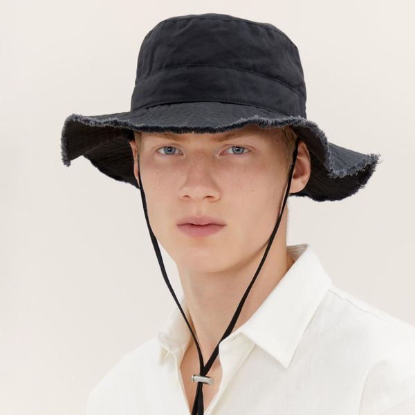 

men bucket hats sun caps le bob artichaut with inner label beach cap outdoor panama bob fisherman hat women, Blue;gray