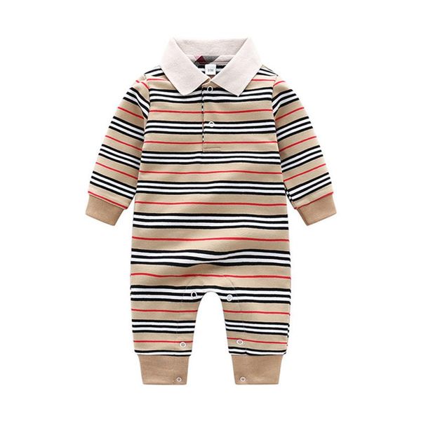 

baby rompers body suits cover newborn boys girls one-pieces clothes solid color printed bear bb baby spring and autumn long sleeve282q, Blue