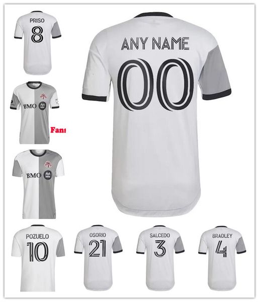 

fans version 2022 2023 toronto fc soccer jerseys home kit 22 23 camisetas bradley altidore pozuelo akinola osorio p. piatti football shirts, Black;yellow