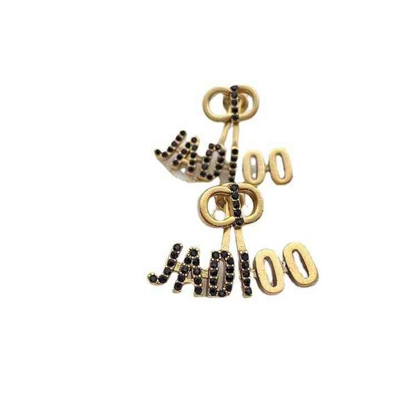 

new brilliant diamonds earrings brass star red, Black