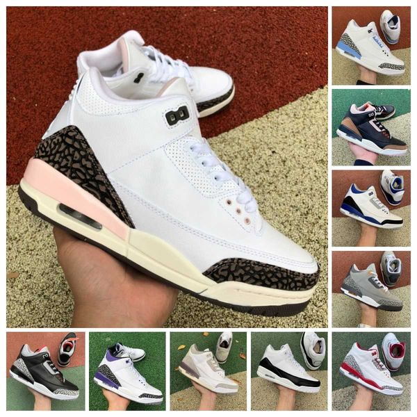 

mens 3 3s neapolitan dark mocha basketball shoes cool grey cardinal red dark iris racer blue fragment unc georgetown pine green black cement