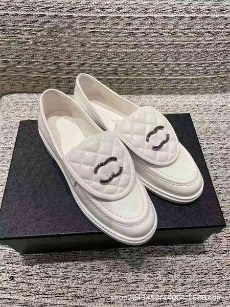 

dress shoes xiaoxiangfeng lefu shoes women's lingge british style leather with flat heels, Black