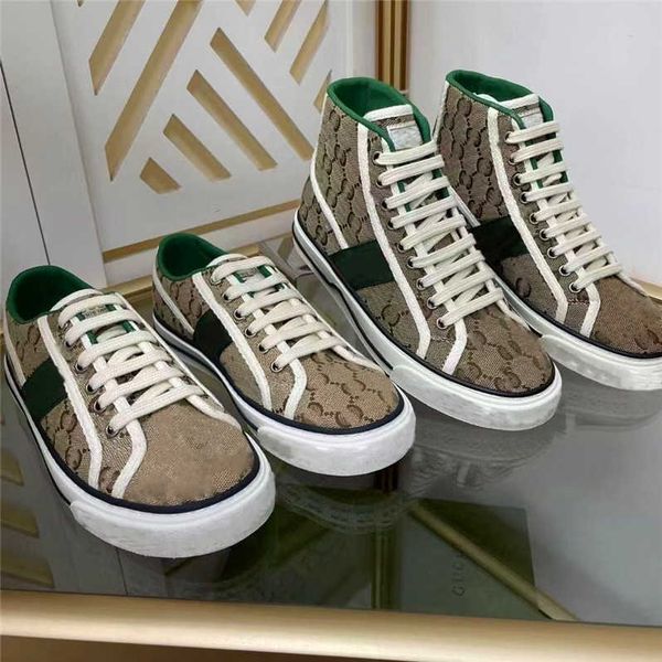 

brand high-cut low cut casual shoes fashion calfskin sneakers men women increasing platform vintage suede leather trainers with, Black