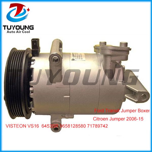 

factory direct sale visteon vs16 air compressor fit ford transit jumper 2.2hd citroen jumper peugeot boxer fait ducato 6453sr 9658128580 717