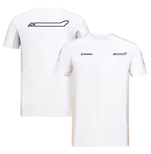 Uniforme de equipe de F1 masculino e feminino, camiseta de manga curta para fãs de Fórmula 1, o mesmo traje de corrida pode ser personalizado