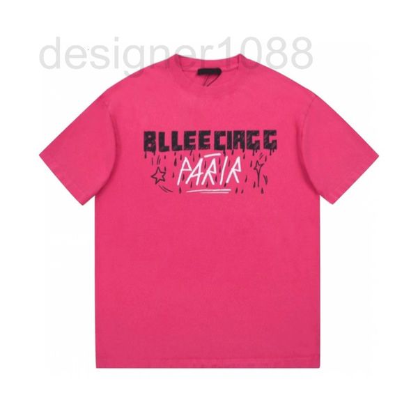 

men's t-shirts designer the correct and tested version of 2022 summer new b family printed letters men's women's versatile sh, White;black
