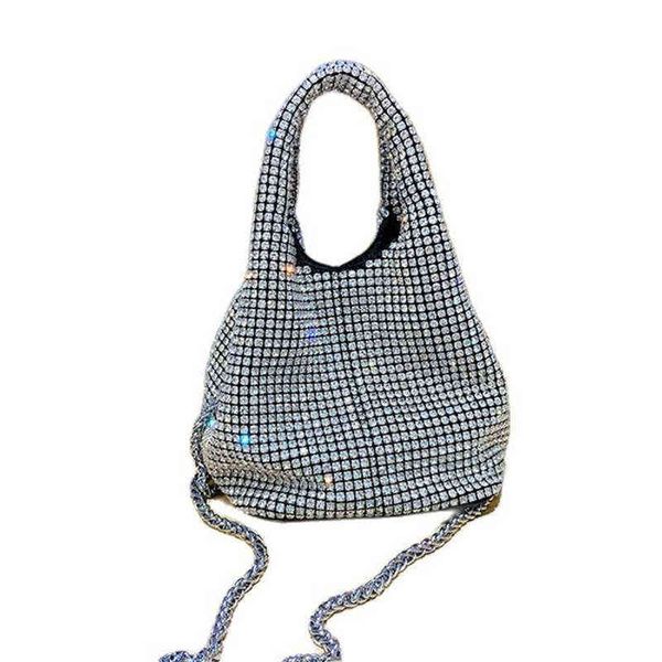 

bag for women rhinestone crystal clutch purses bucket hand bags shoulder bag party wedding luxury designer purses and handbags