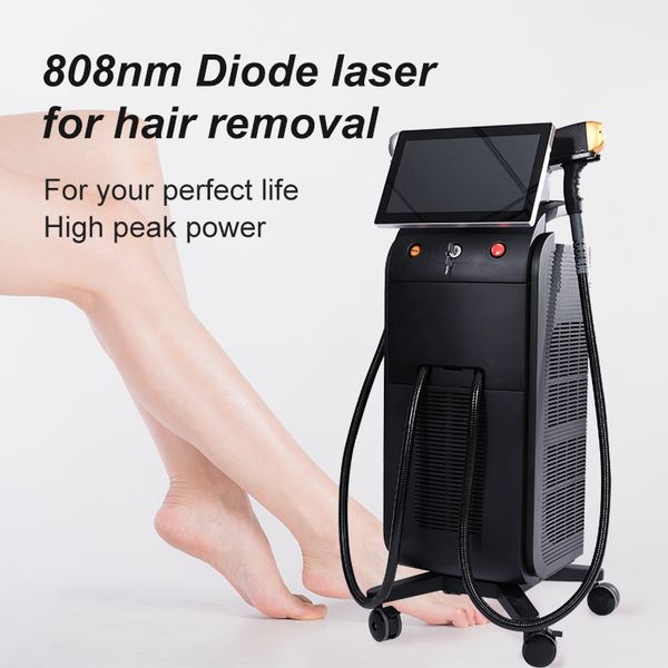 

alma soprano ice platinum 4 wavelengths alexandrite laser 755nm 808nm 1064nm diode laser hair removal machine, Black