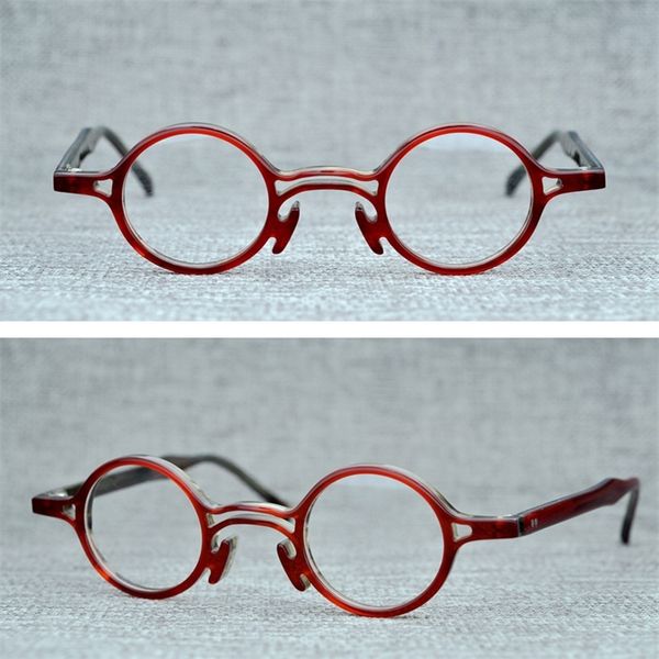 

shop eyeglasses onlines acetate classic round glasses frame, White;black