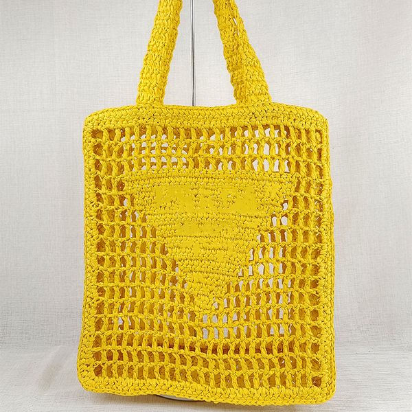 

lady large straw bag wine coconut fiber tote bags women shopping handbag crochet pouch