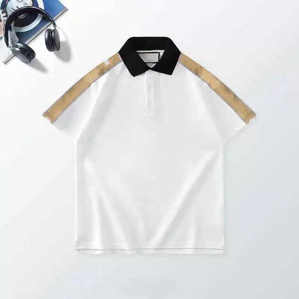 

polos summer mens man t shirts polo designer luxe fashion embroidery women polo shirt short sleeve shirtorange business, White;black