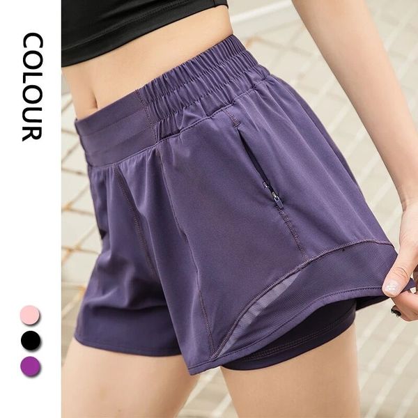 

yoga shorts l33 inseam loose fit running sports short quick-drying woven fitness shorts breathable gym clothes women pants, White;red