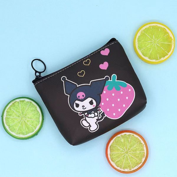 

8style women printing leaf coin purses fashion girl zip wallet ladies clutch change purse kids pu leather mini money bag, White