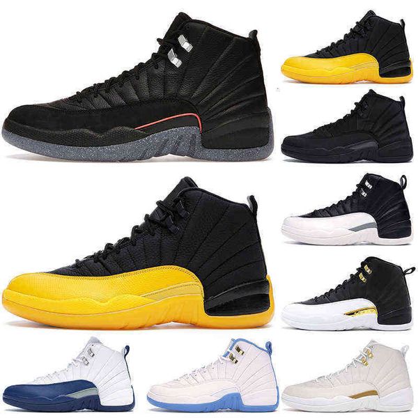 

dr shoes 12s utility mens basketball royalty taxi university gold rever, Black