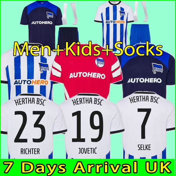 

22 23 hertha bsc soccer jerseys piatek 2023 2022 darida cunha football shirt dilrosun berlin lukebakio duda home away jersey sets, Black;yellow