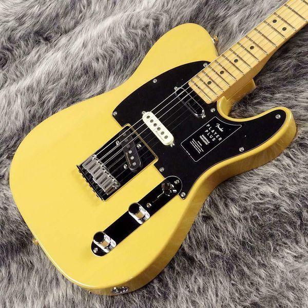 

player plus nashville tele butterscotch blonde electric guitar