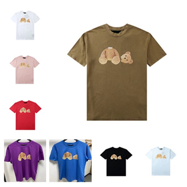 

2022 t shirt cotton short-sleeved fashion men and women short t-shirt couple models mens cottons printed short, White;black