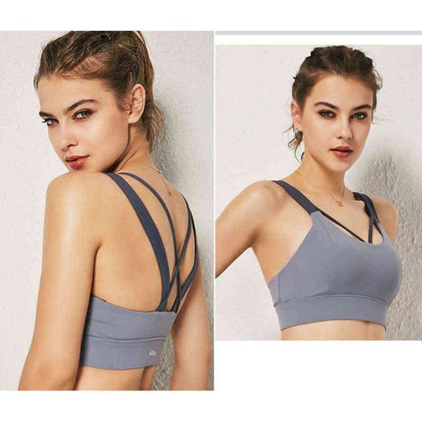 

lulu lu-sp147 bras brand fashion underwear women's summer fast running yoga beautiful back sports bra gathered shockproof vest inr0, Red;black