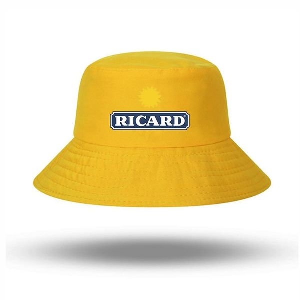 

fashion ricard bob women man travel cotton summer bucket hats teen outdoor sport fishing hat girl boy bucket hats panama hat 220617, Yellow