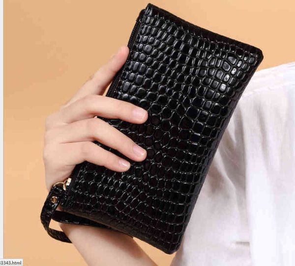 

hbp 10pieces cardhand clutch designer bags classic fashion coin purses women bag alligator wallet mini handbags boots croc pu wallets th, Red;black