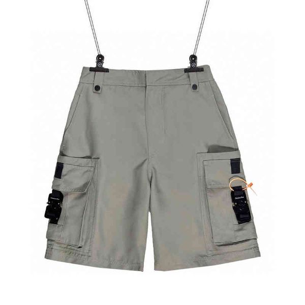 

drs designer luxury 2022 version summer new cd bullet button tooling shorts, Black