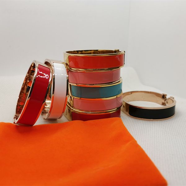 

designer couples bangle women's bracelets jewelry multicolor gold buckle titanium steel bangles men's fashion jewelry man's c, Golden;silver