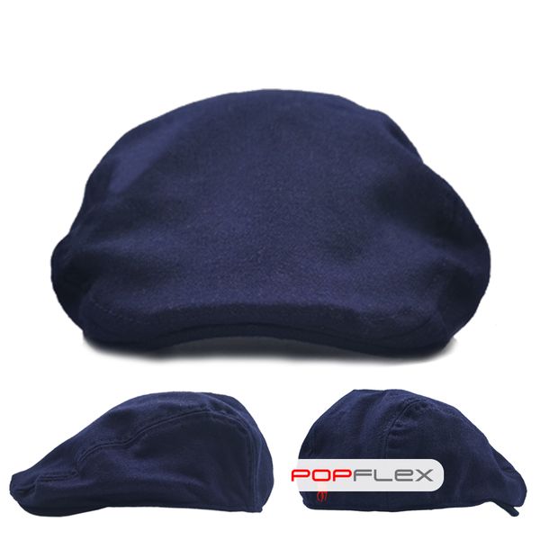 

blue polo beret cap with embroidered cotton adjustable pony hat outdoor, Blue;gray
