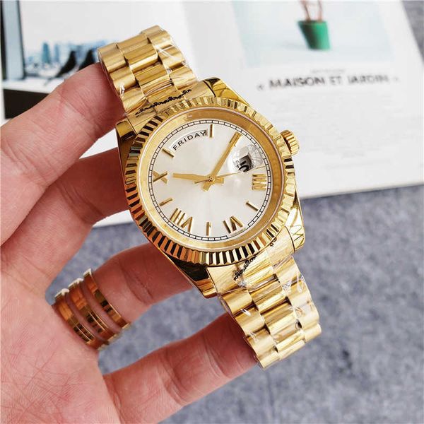 

lao brand luxury fashion leisure men's automatic mechanical watch2022, Slivery;brown