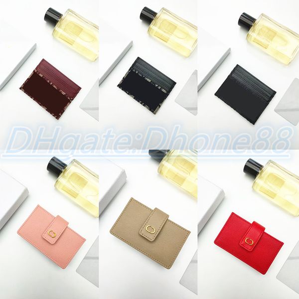 

famous womens coin purses lady gift holders designer wallet leather multifunction canvas luxury embroidery mini bank card bag card fashion m, Red;black