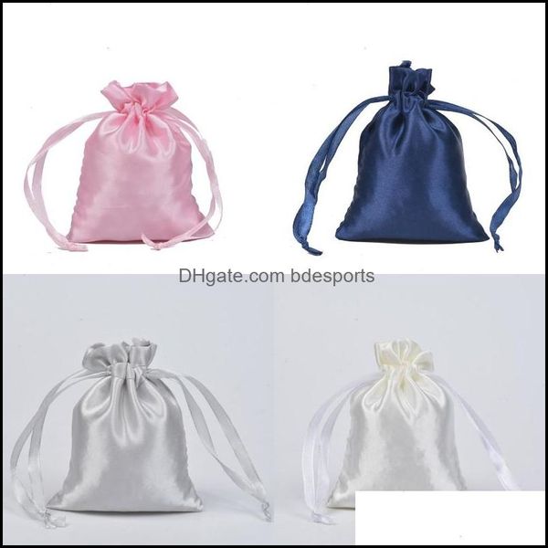 Bolsas de armazenamento Organização em casa Housekee Garden Garden Color Sold Saco Roupas de embalagem Bolsa Bolsa Candy String Decoração Mulher Man Pacote G