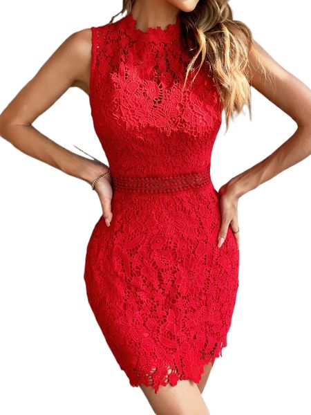 

zip back guipure lace fitted dress s8wg#, Black;gray