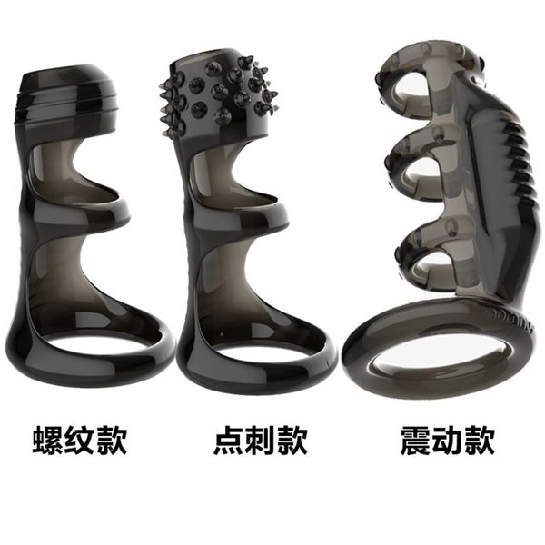 

toys masager massager vibrator toys penis cock yunman anti falling off prepuce resistance ring husband and wife co shock lock sperm wolf too