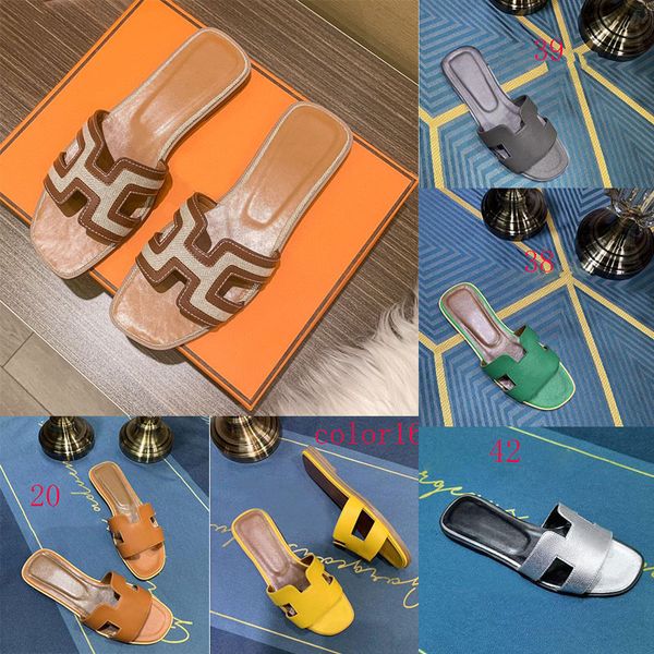 

luxury flat-bottomed skate shoes in summer leather olan skateboard designer slippers h flip-flops crocodile sandals ladies beach slippers wi, Black