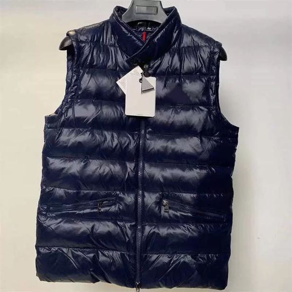 

monclair 00124 mens designer luxury vests clothing france brand winter new style hooded vest and down jacket for fashionable waistcoat keep, Black;white