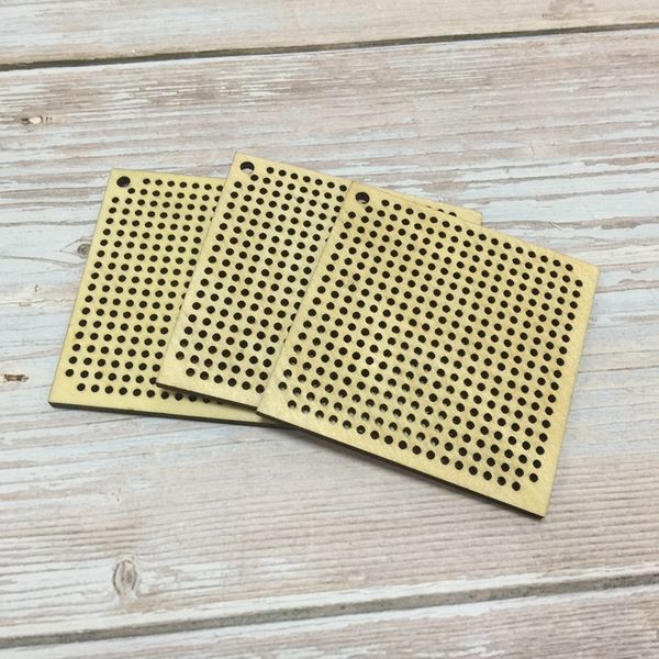 

6x6cm diy square diamond cross stitch for home decor laser cut wooden diy crafts