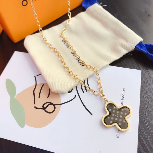 

designers womens necklace choker chain 18k gold plated stainless steel enamel necklaces pendant statement wedding jewelry accessories x110, Silver