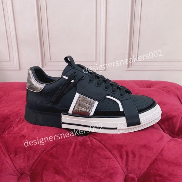 

latest men women sports shoes solid color series simple fashionable leather material comfortable and soft hc210416, Black