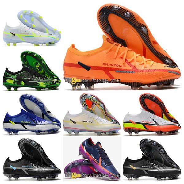 

gift bag mens quality football boots phantom gt2 elite fg firm ground cleats neymar acc phantom gt ii 2 soccer shoes outdoor 265d, Black