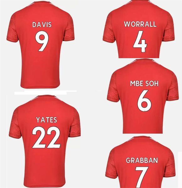 

9 davis soccer jerseys 22 yates 7 grabban 6 mbe soh 4 worrall 22-23 thai quality near me dropping accepted kingcaps custom design your own f, Black;yellow