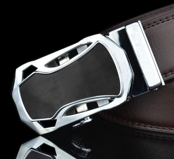 Tipo di cinture Cintura da uomo stile business Designer Vera pelle Fibbia automatica maschile Cintura di alta qualità per pantaloni da completo