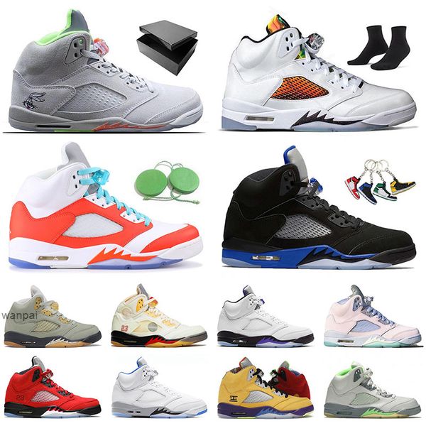 

jumpman 5 5s mens basketball shoes authentic prfc racer blue easter concord helmet hare jade horizon green bean unc men sneakers sports