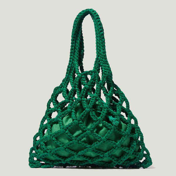 

evening bags brand designer women s cotton linen mesh handbag fashion casual ladies tote shopping shoulder bolsa 2022 220420
