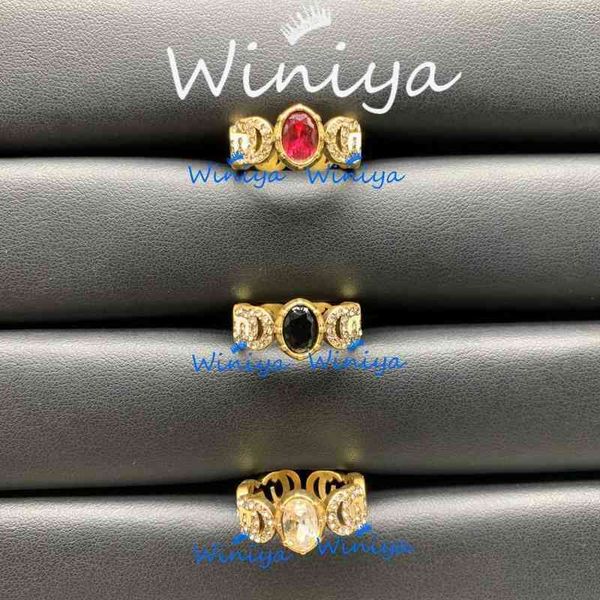 

factory outlet ancient letter full color diamond open ring temperament fashion personality versatile hand jewelry, Silver